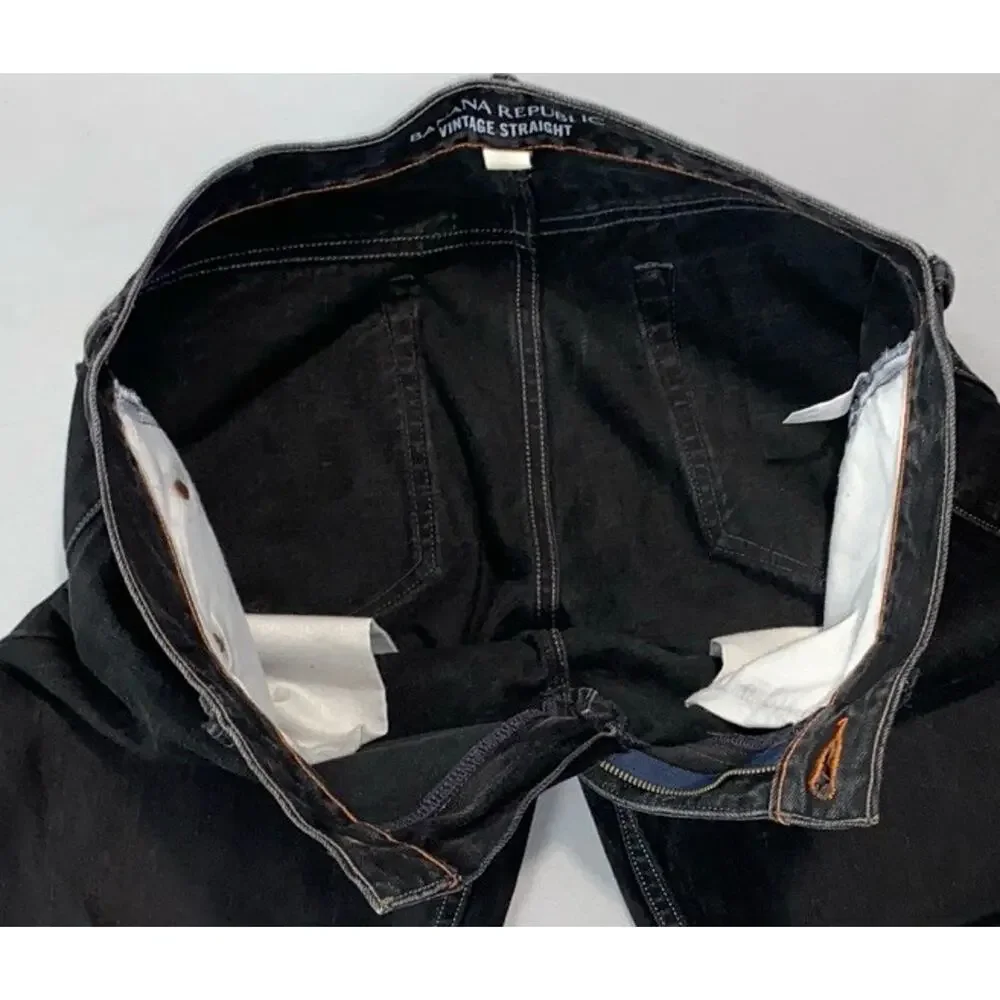 Banana Republic Men's 'Vintage Straight' 5-Pocket 100% Cotton Denim Jeans. 31X30